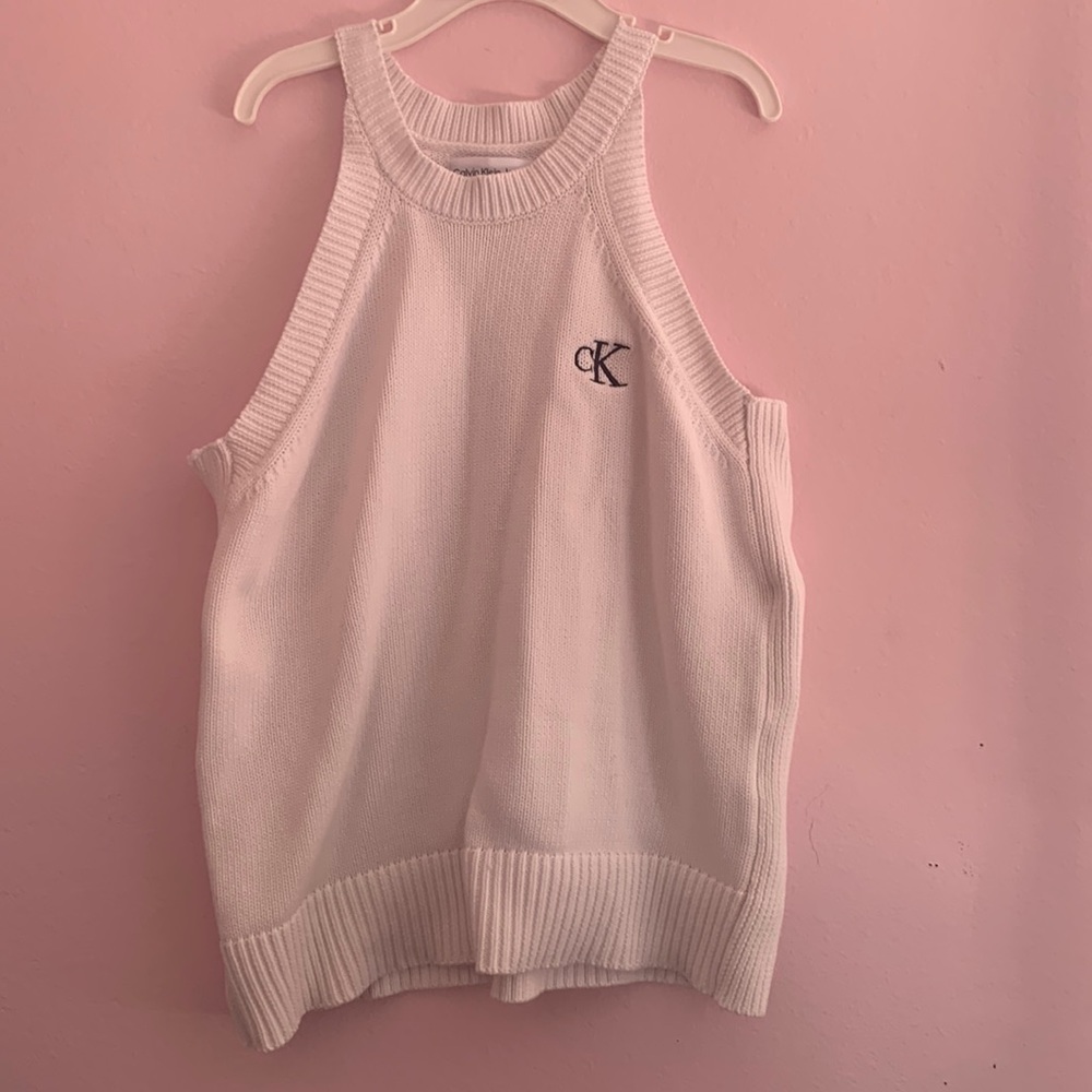 Calvin Klein knit sweater vest